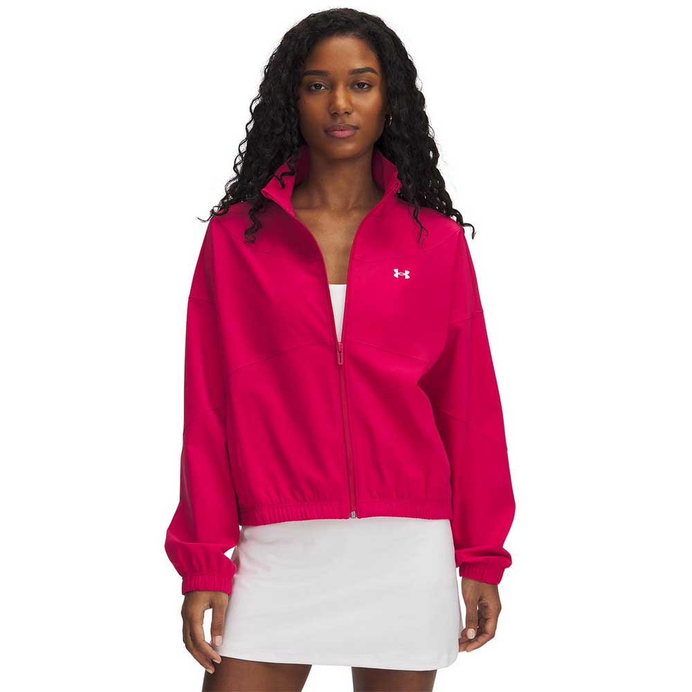 Under Armour Rival Woven Jacket Rosa S Frau von Under Armour