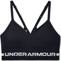 Under Armour Seamless Low Long Sport-BH Damen in schwarz, Größe: L von Under Armour