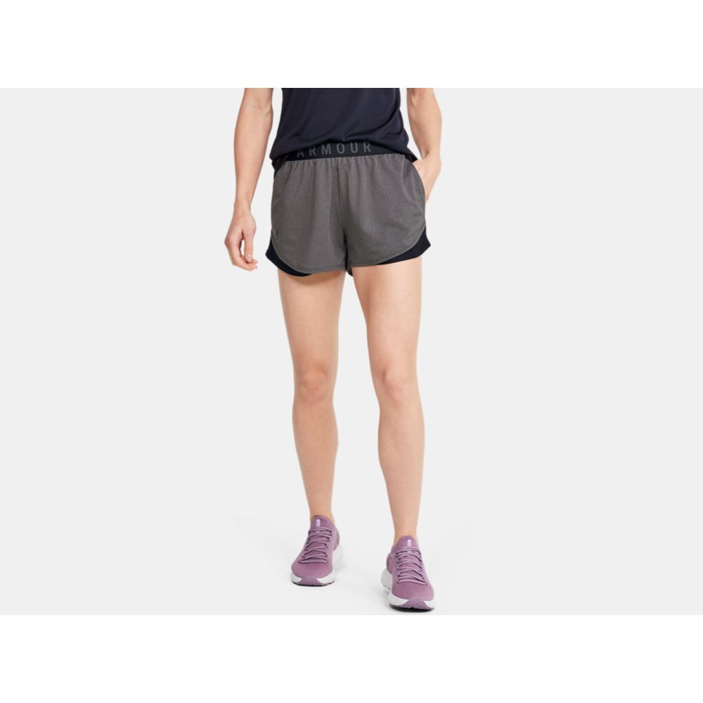 Under Armour Play Up 3.0 Shorts Grau M Frau von Under Armour