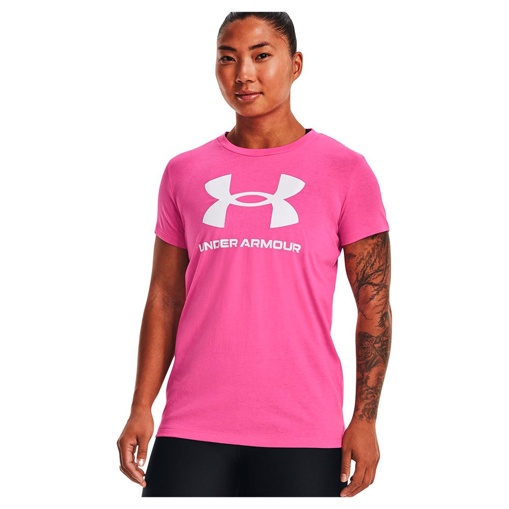 Under Armour Sportstyle Graphic Short Sleeve T-shirt Rosa M Frau von Under Armour