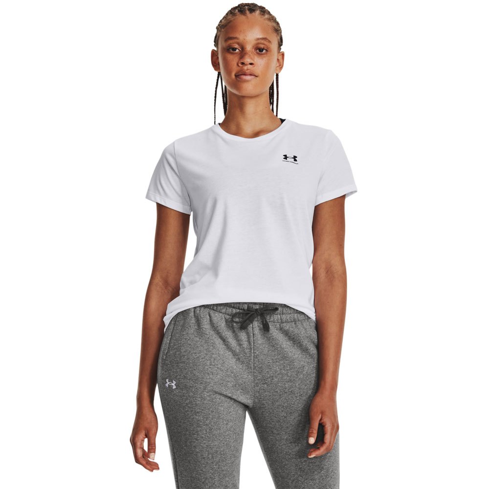 Under Armour Sportstyle Lc Short Sleeve T-shirt Weiß S Frau von Under Armour