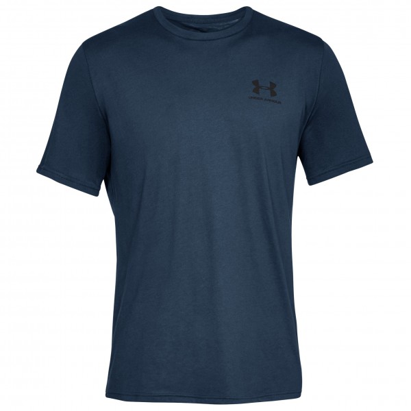 Under Armour - Sportstyle Left Chest S/S - Funktionsshirt Gr XXL - Regular blau von Under Armour