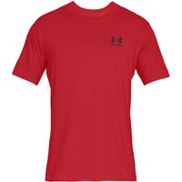 Under Armour Sportstyle Left Chest T-Shirt Herren in rot, Größe: XL von Under Armour