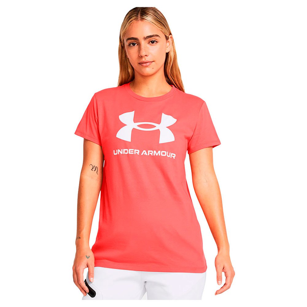 Under Armour Sportstyle Logo Short Sleeve T-shirt Orange M Frau von Under Armour