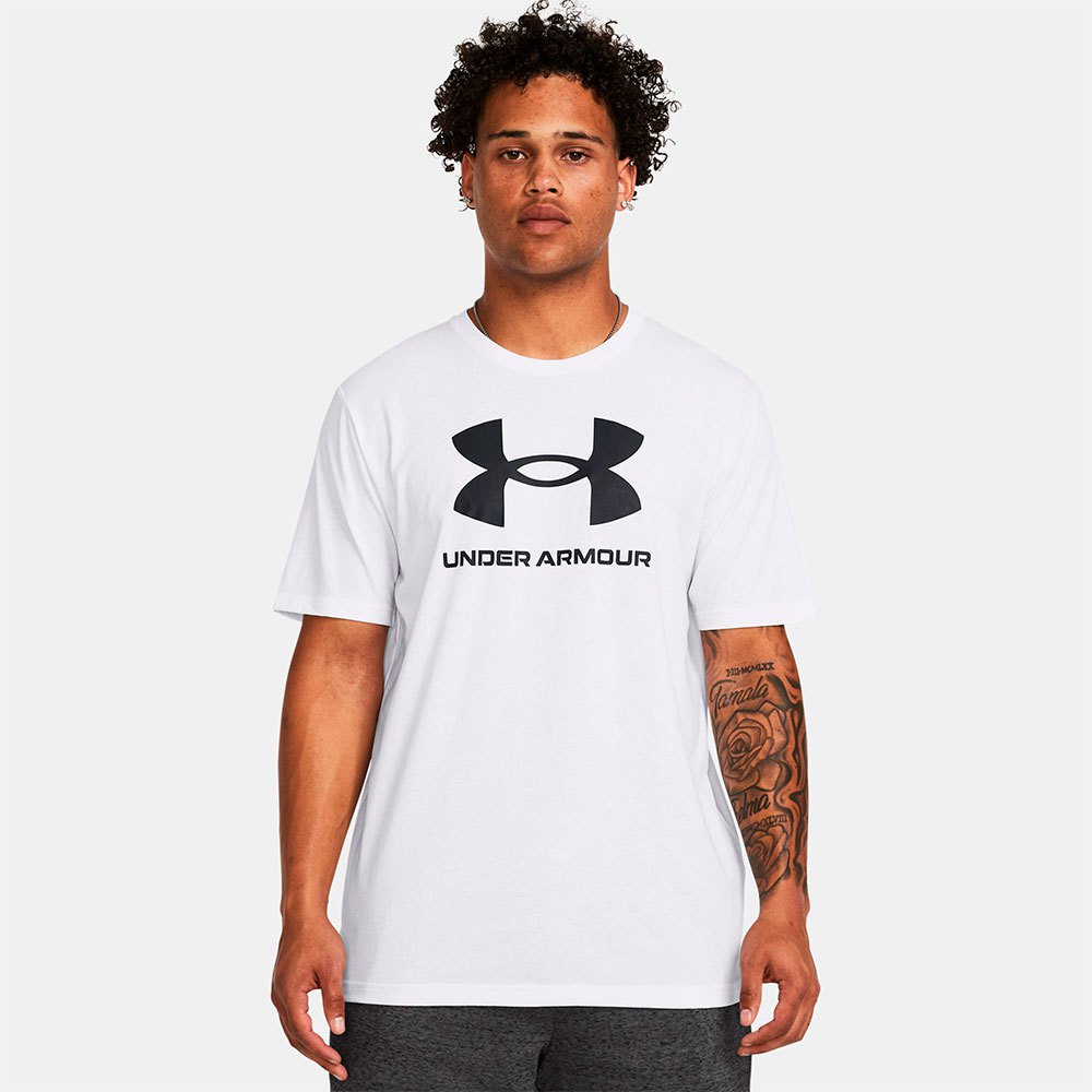 Under Armour Sportstyle Logo Short Sleeve T-shirt Weiß S / Regular Mann von Under Armour