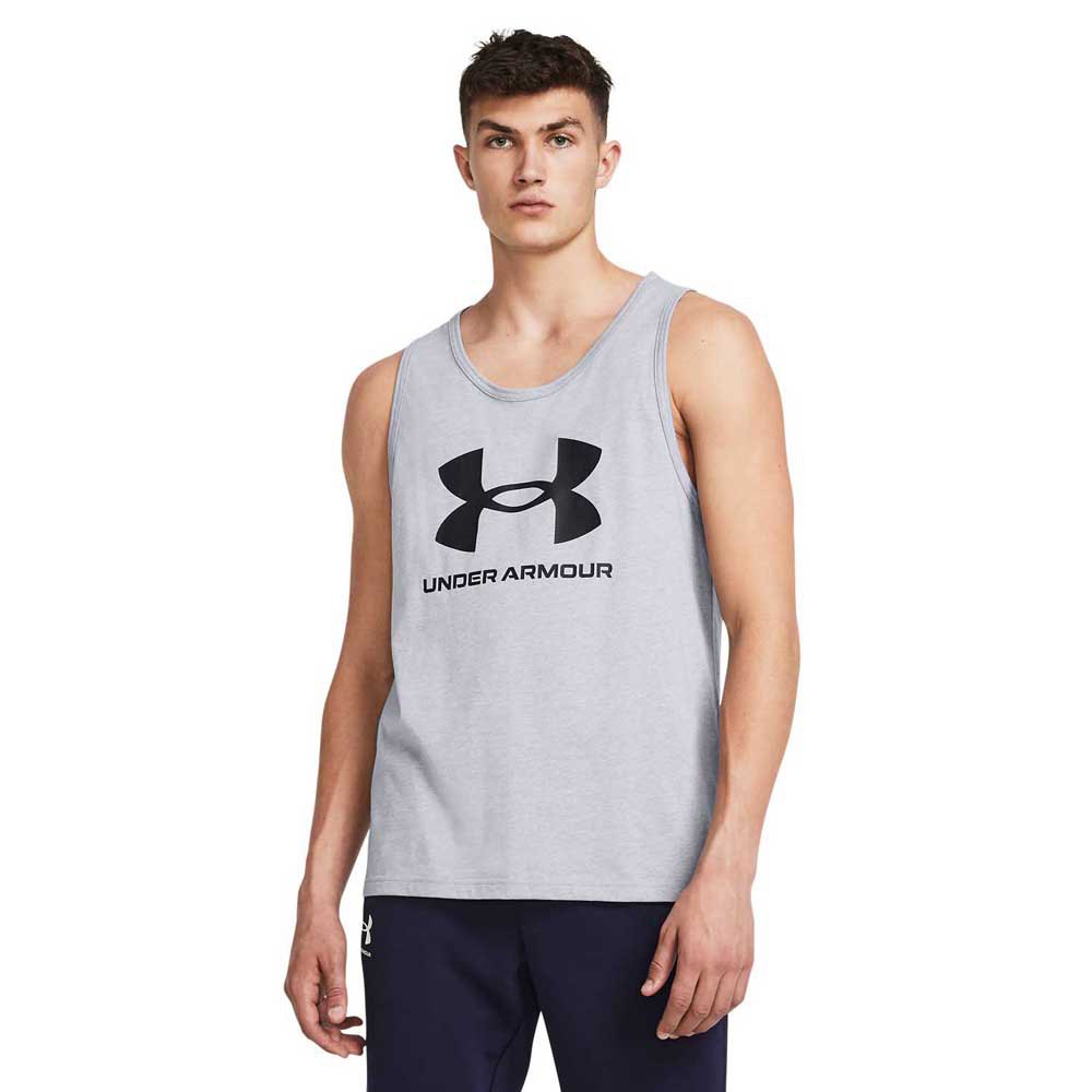 Under Armour Sportstyle Logo Sleeveless T-shirt Grau XL / Regular Mann Under Armour Sportstyle Logo Sleeveless T-shirt Grau XL / Regular Mann von Under Armour