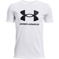 Under Armour Sportstyle Logo T-Shirt Jungen in weiß von Under Armour