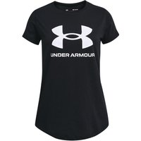 Under Armour Sportstyle Logo T-Shirt Mädchen in schwarz, Größe: 164 von Under Armour