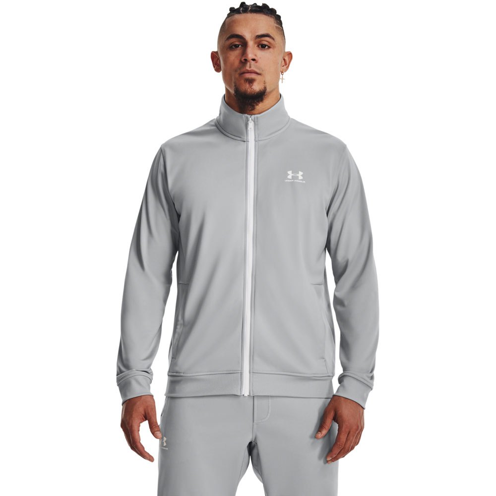 Under Armour Sportstyle Tricot Half Zip Sweatshirt Grau L / Regular Mann von Under Armour