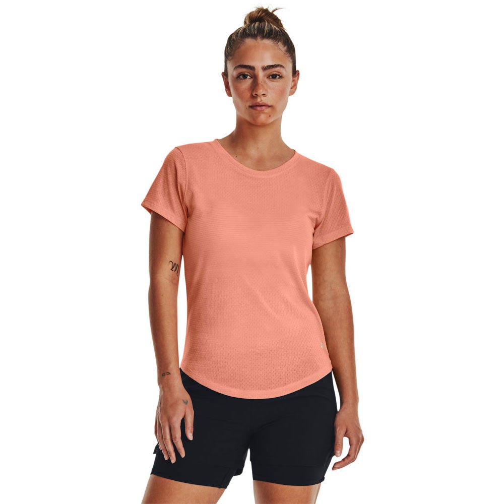 Under Armour Streaker Short Sleeve T-shirt Orange S Frau von Under Armour