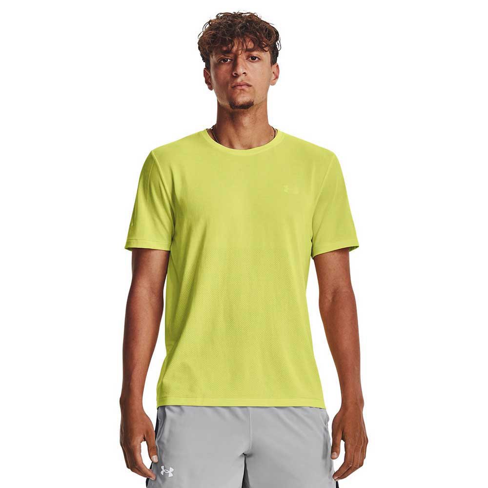 Under Armour Stride Seamless Short Sleeve T-shirt Gelb L Mann von Under Armour