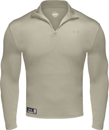 Under Armour Tactical 1/4 Zip Stehkragen Shirt Cold Gear, Beige, XXL Under Armour Tactical 1/4 Zip Stehkragen Shirt Cold Gear, Beige, XXL von Under Armour