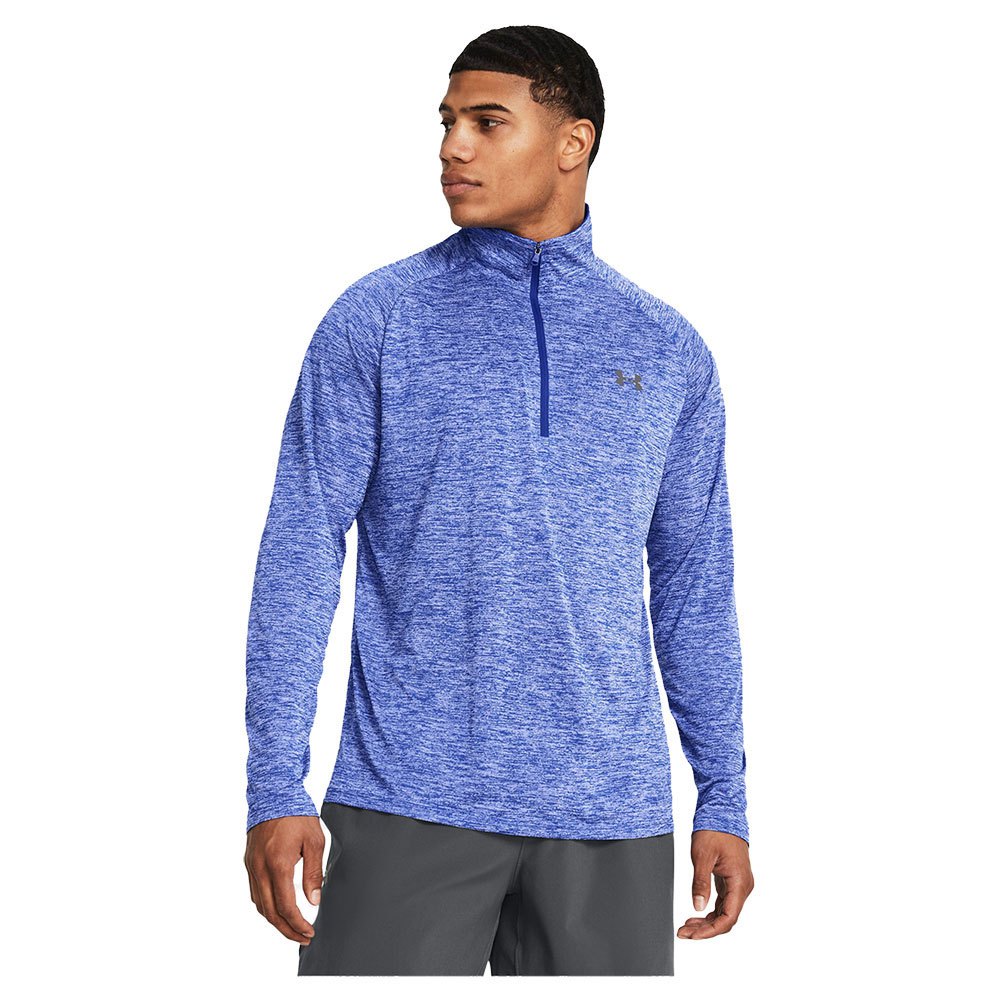 Under Armour Tech™ 2.0 Half Zip Long Sleeve T-shirt Blau L / Regular Mann von Under Armour