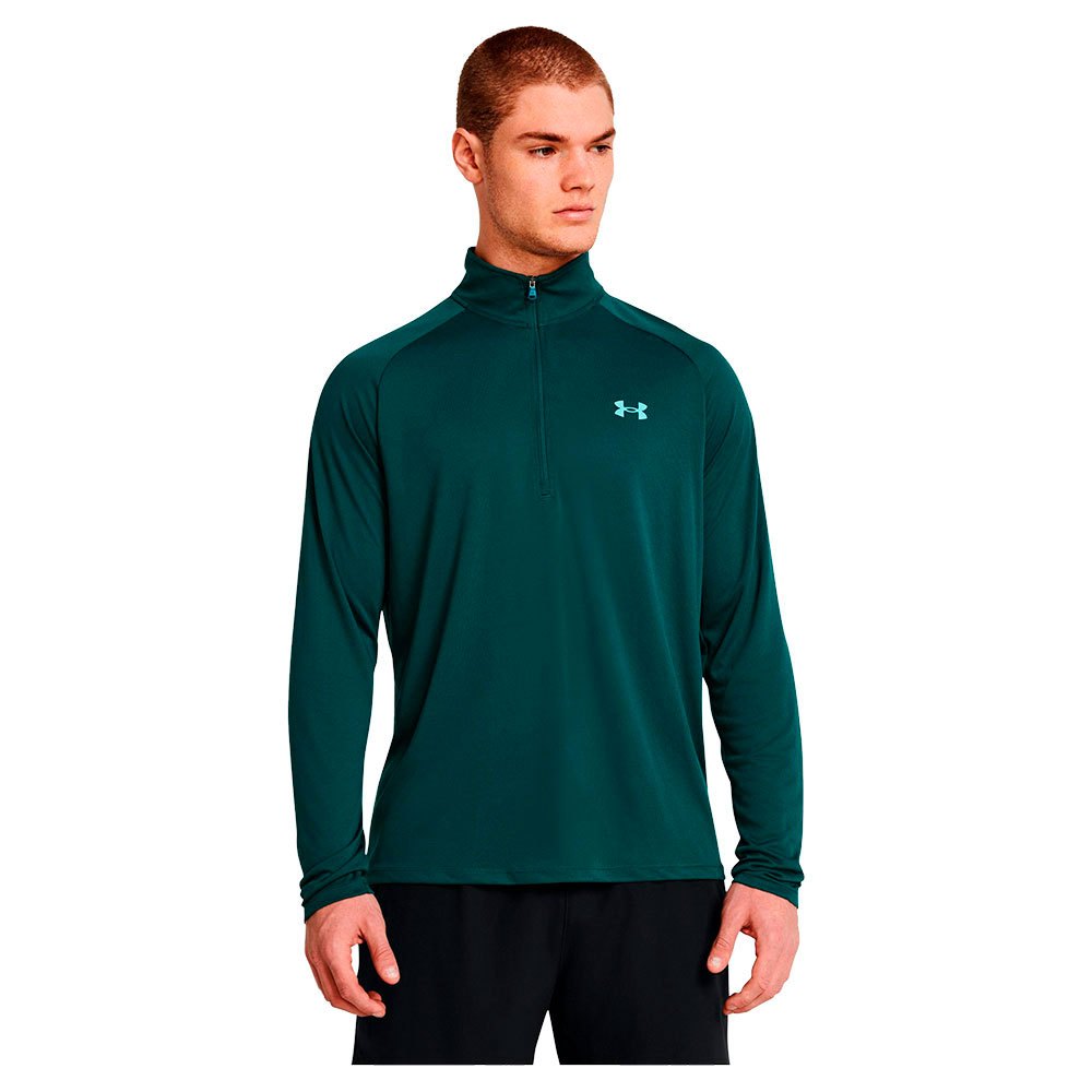 Under Armour Tech™ 2.0 Half Zip Long Sleeve T-shirt Grün L / Regular Mann von Under Armour