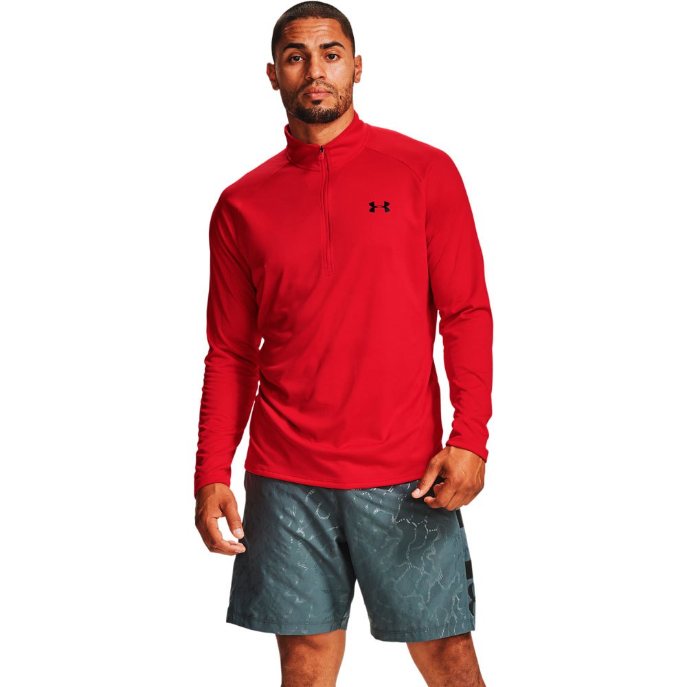 Under Armour Tech™ 2.0 Half Zip Long Sleeve Long Sleeve T-shirt Rot M / Regular Mann Under Armour Tech™ 2.0 Half Zip Long Sleeve Long Sleeve T-shirt Rot M / Regular Mann von Under Armour