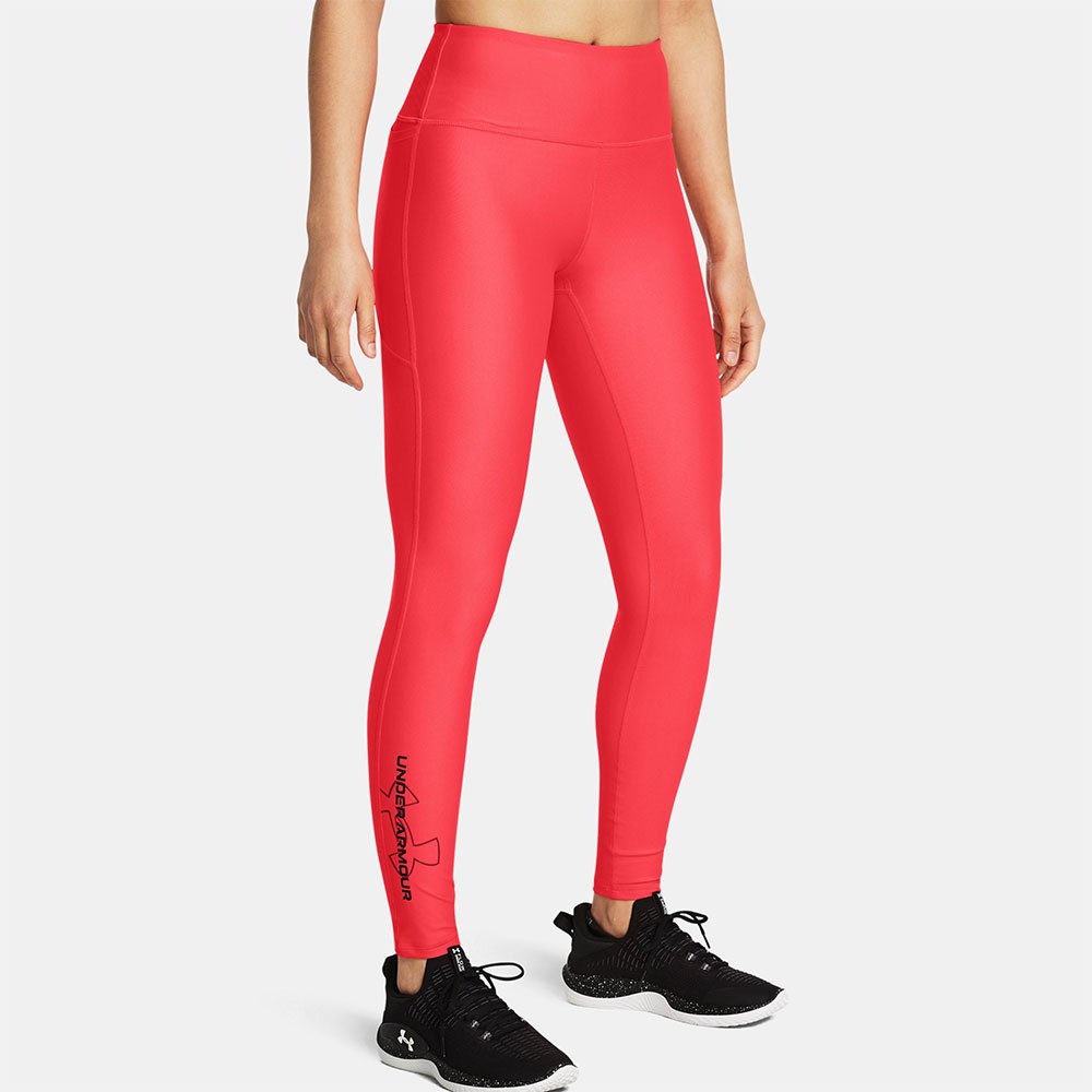 Under Armour Tech Branded Leggings Rot M Frau von Under Armour