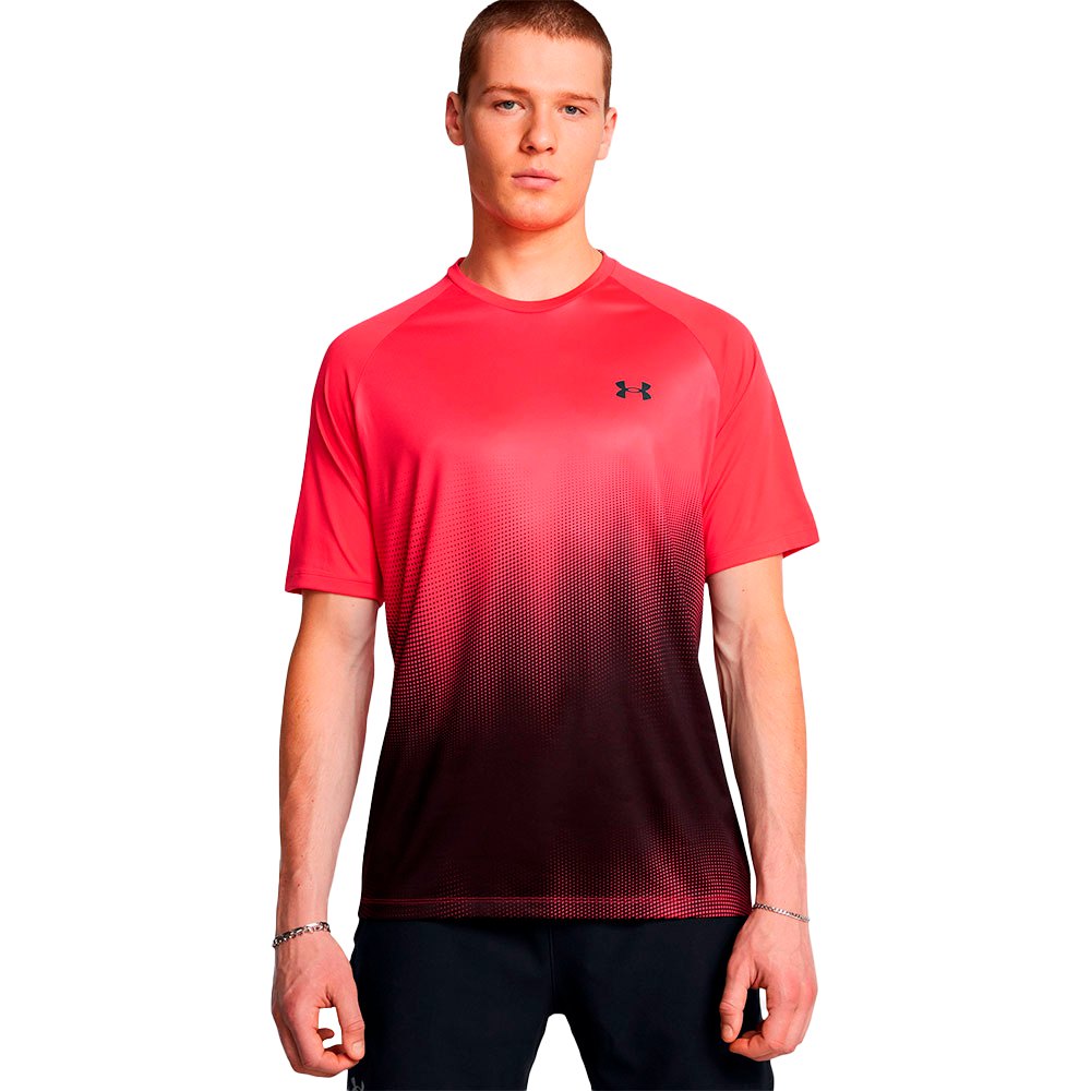 Under Armour Tech Fade Short Sleeve T-shirt Rot XS / Regular Mann von Under Armour