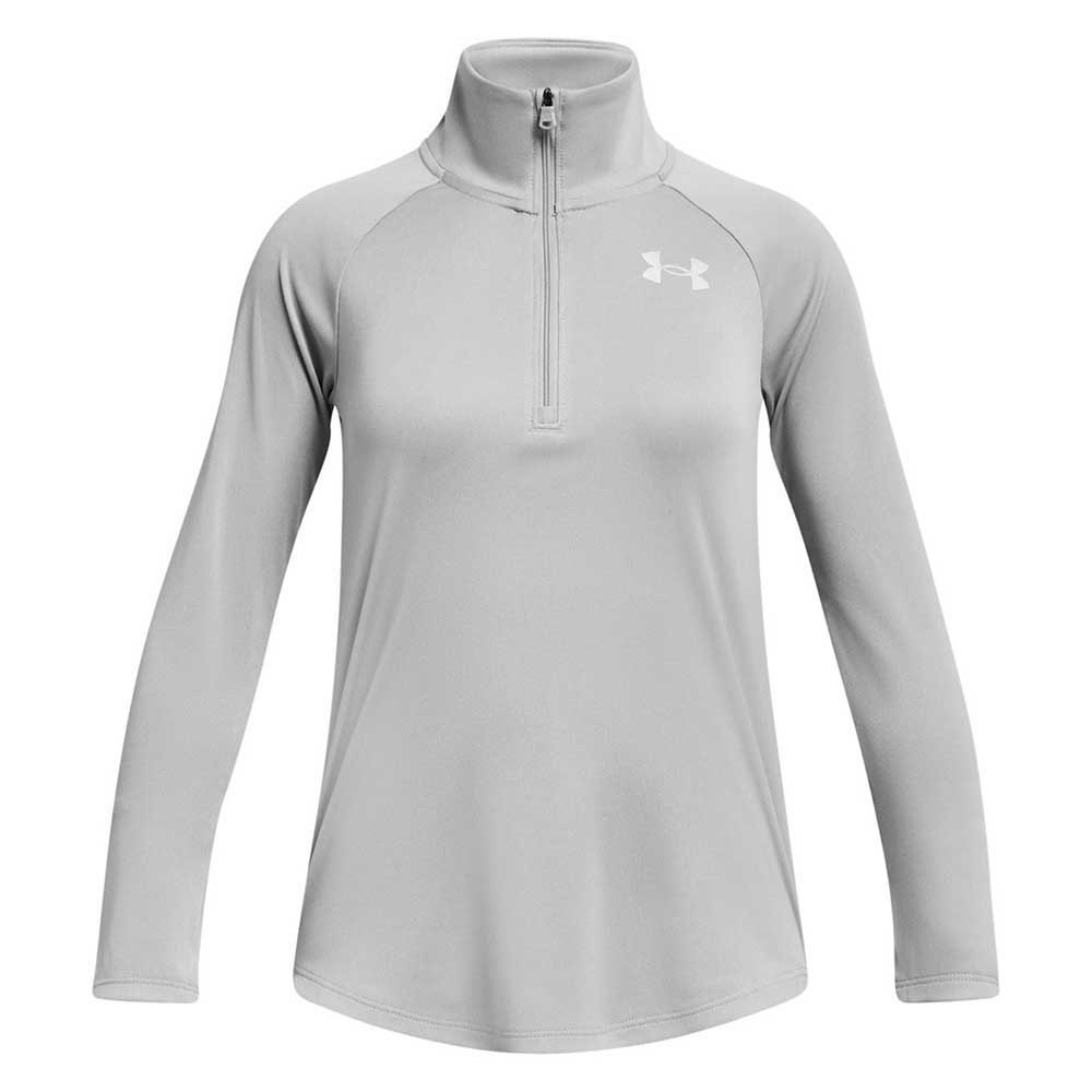 Under Armour Tech Graphic Half Zip Long Sleeve T-shirt Grau 10-12 Years Junge von Under Armour