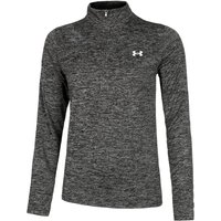 Under Armour Tech Half-Zip Twist Longsleeve Damen in schwarz, Größe: XS von Under Armour