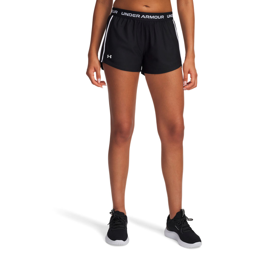 Under Armour Tech Play Up Shorts Schwarz M Frau von Under Armour