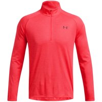 Under Armour Tech Textured 1/2 Zip Longsleeve Herren in rot, Größe: XL von Under Armour