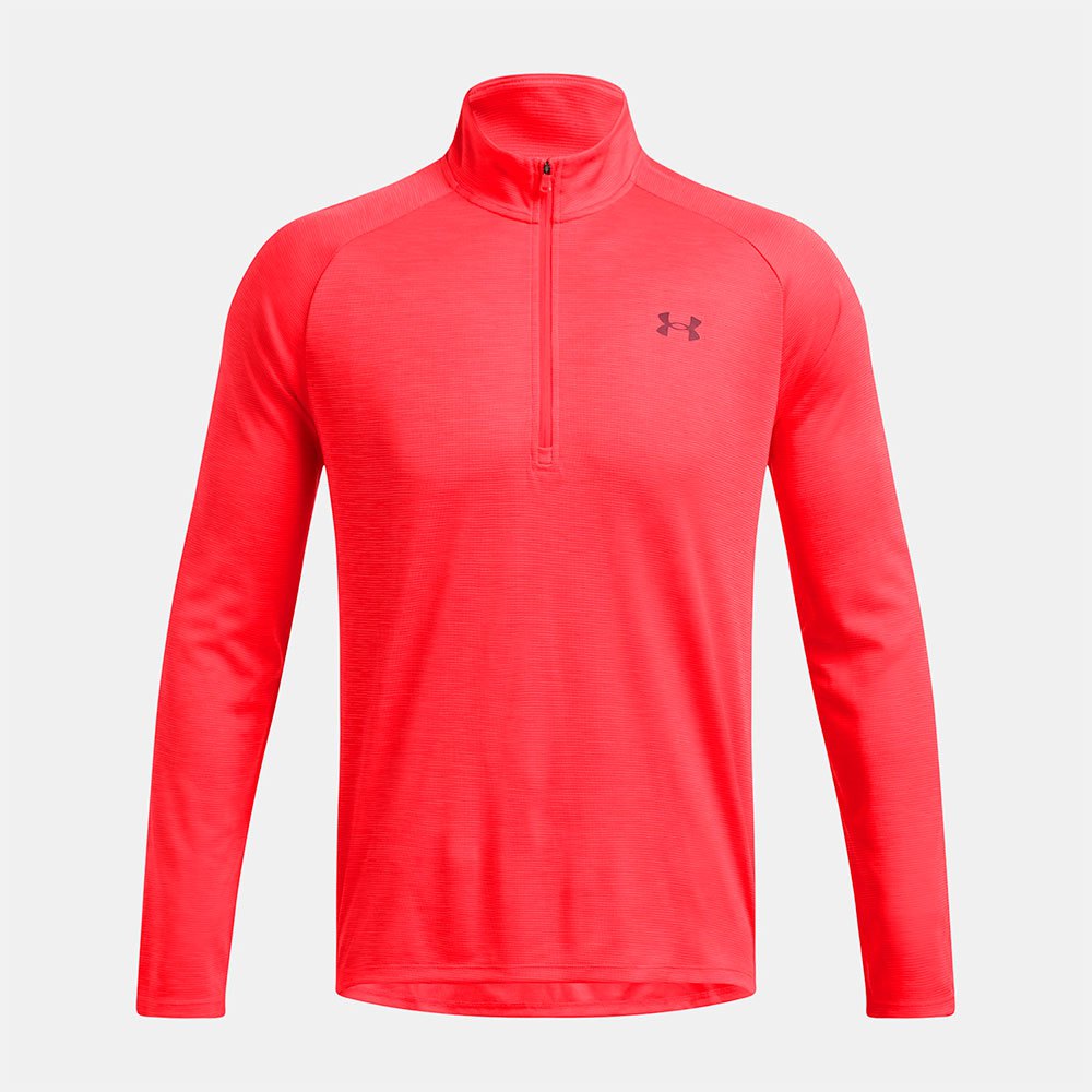 Under Armour Tech Textured Half Zip Long Sleeve T-shirt Rot S Mann Under Armour Tech Textured Half Zip Long Sleeve T-shirt Rot S Mann von Under Armour
