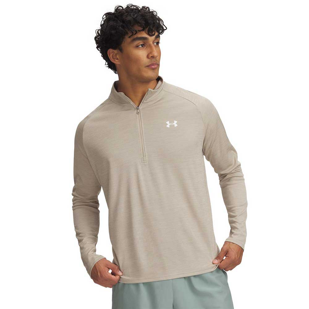 Under Armour Tech Textured Half Zip Sweatshirt Beige 2XL Mann Under Armour Tech Textured Half Zip Sweatshirt Beige 2XL Mann von Under Armour