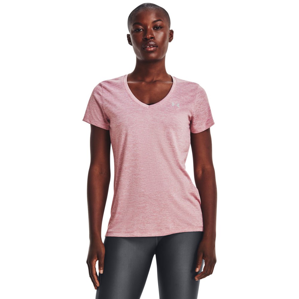 Under Armour Tech Twist Short Sleeve T-shirt Rosa L Frau von Under Armour