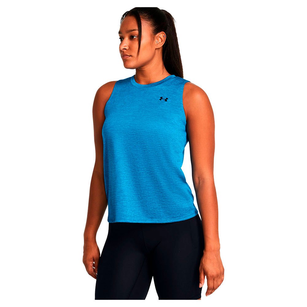 Under Armour Tech Twist Sleeveless T-shirt Blau L Frau von Under Armour