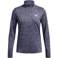 Under Armour Tech Twist Warmup 1/2 Zip Longsleeve Damen Blau - L von Under Armour