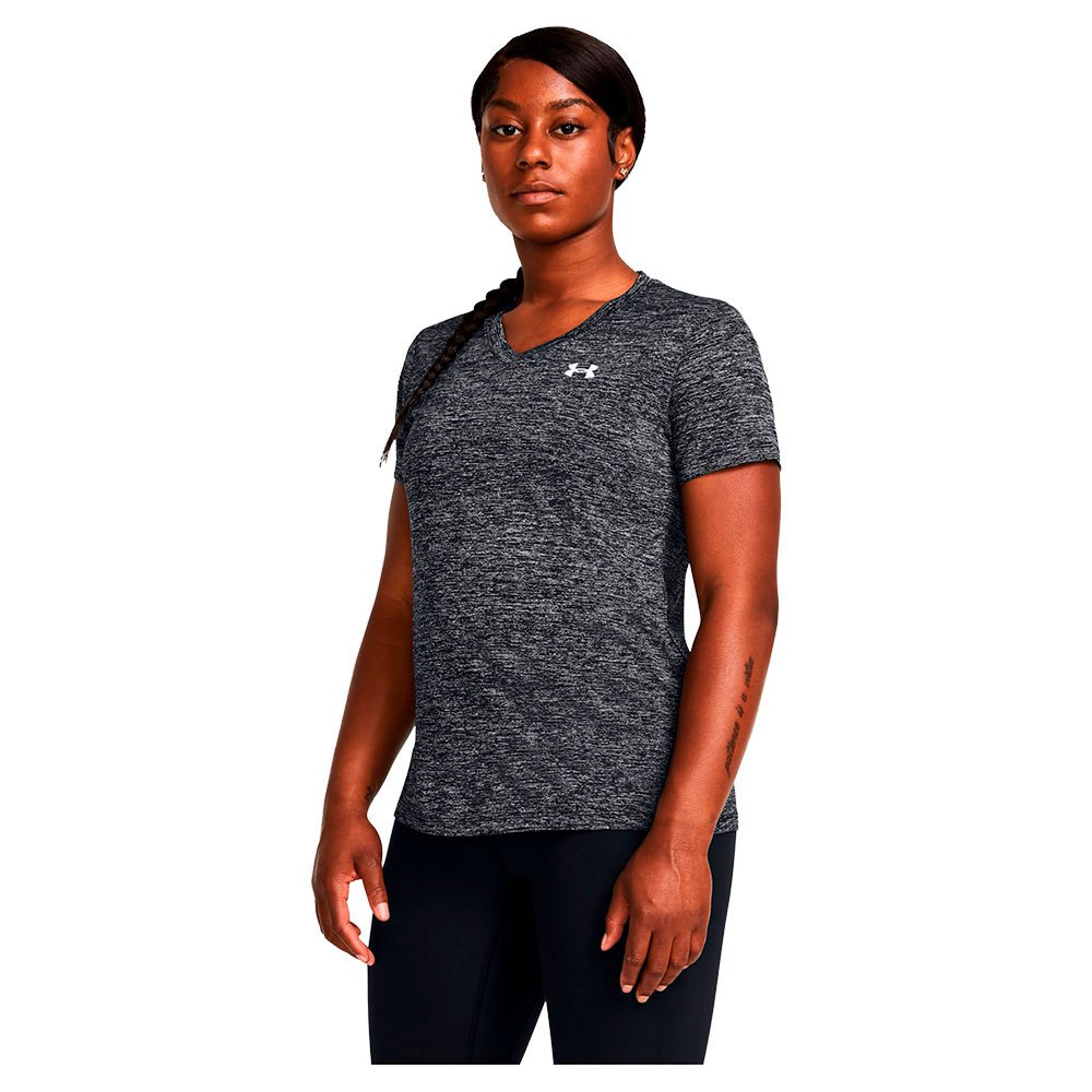 Under Armour Tech V Twist Short Sleeve T-shirt Grau XS Frau von Under Armour