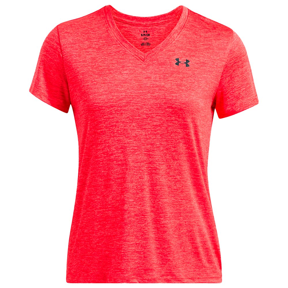 Under Armour Tech V-neck Twist Short Sleeve T-shirt Rot S Frau von Under Armour