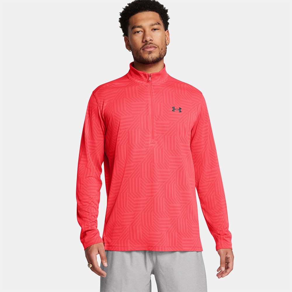 Under Armour Tech Vent Geotessa Half Zip Sweatshirt Rot XL Mann von Under Armour