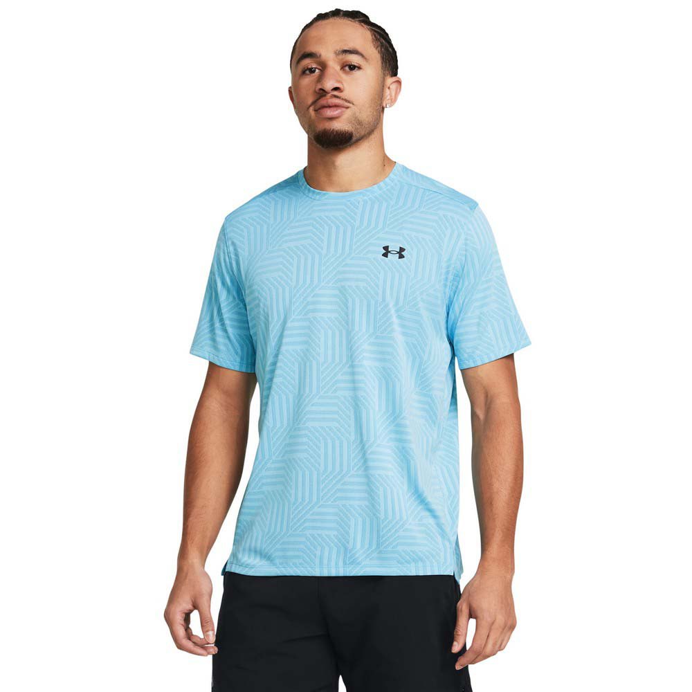 Under Armour Tech Vent Geotessa Short Sleeve T-shirt Blau M / Regular Mann von Under Armour