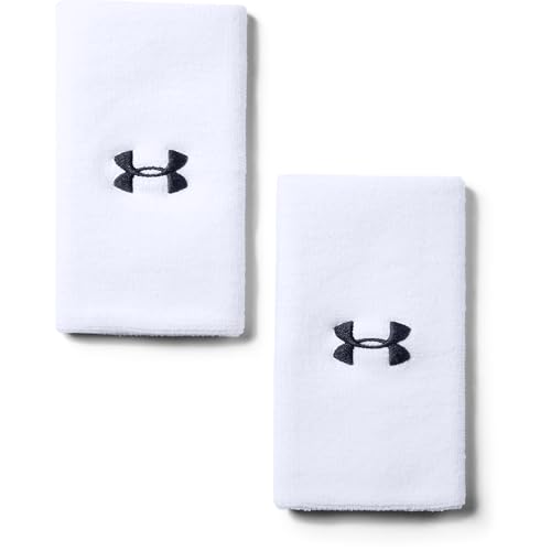Under Armour Unisex UA 6'' Performance Wristband, schweißableitendes Fitnessband, flexibles Schweißband mit Logo Under Armour Unisex UA 6'' Performance Wristband, schweißableitendes Fitnessband, flexibles Schweißband mit Logo von Under Armour