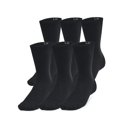 Under Armour UA Essential 6pk Crew - Black/Black/Castlerock - XL Under Armour UA Essential 6pk Crew - Black/Black/Castlerock - XL von Under Armour