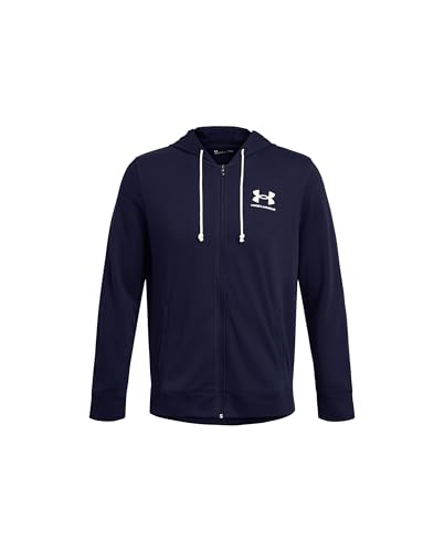 Under Armour UA Rival Terry LC FZ - Midnight Navy/Onyx White - MD Under Armour UA Rival Terry LC FZ - Midnight Navy/Onyx White - MD von Under Armour