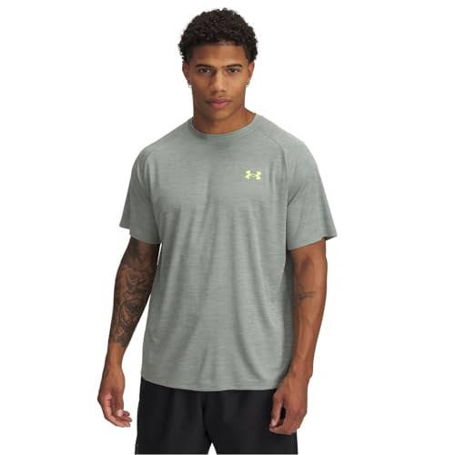 Under Armour UA Tech Textured SS-GRN - M von Under Armour