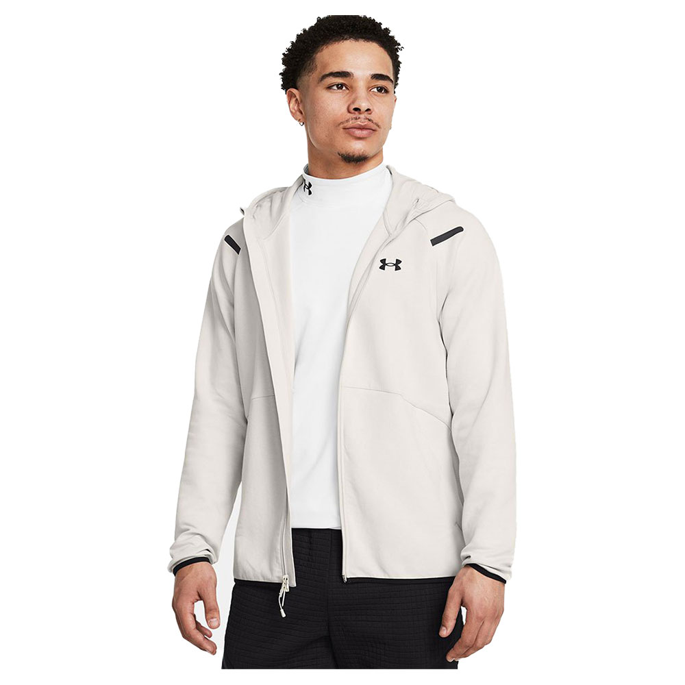 Under Armour Unstoppable Fleece Eu Full Zip Sweatshirt Weiß L / Regular Mann Under Armour Unstoppable Fleece Eu Full Zip Sweatshirt Weiß L / Regular Mann von Under Armour