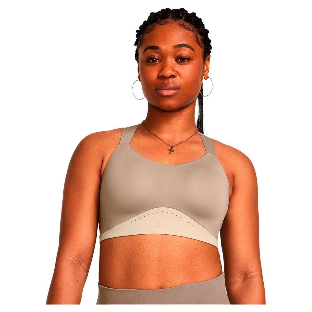 Under Armour Uplift Perforated Cb Sports Top High Support Beige 95 / A Frau von Under Armour