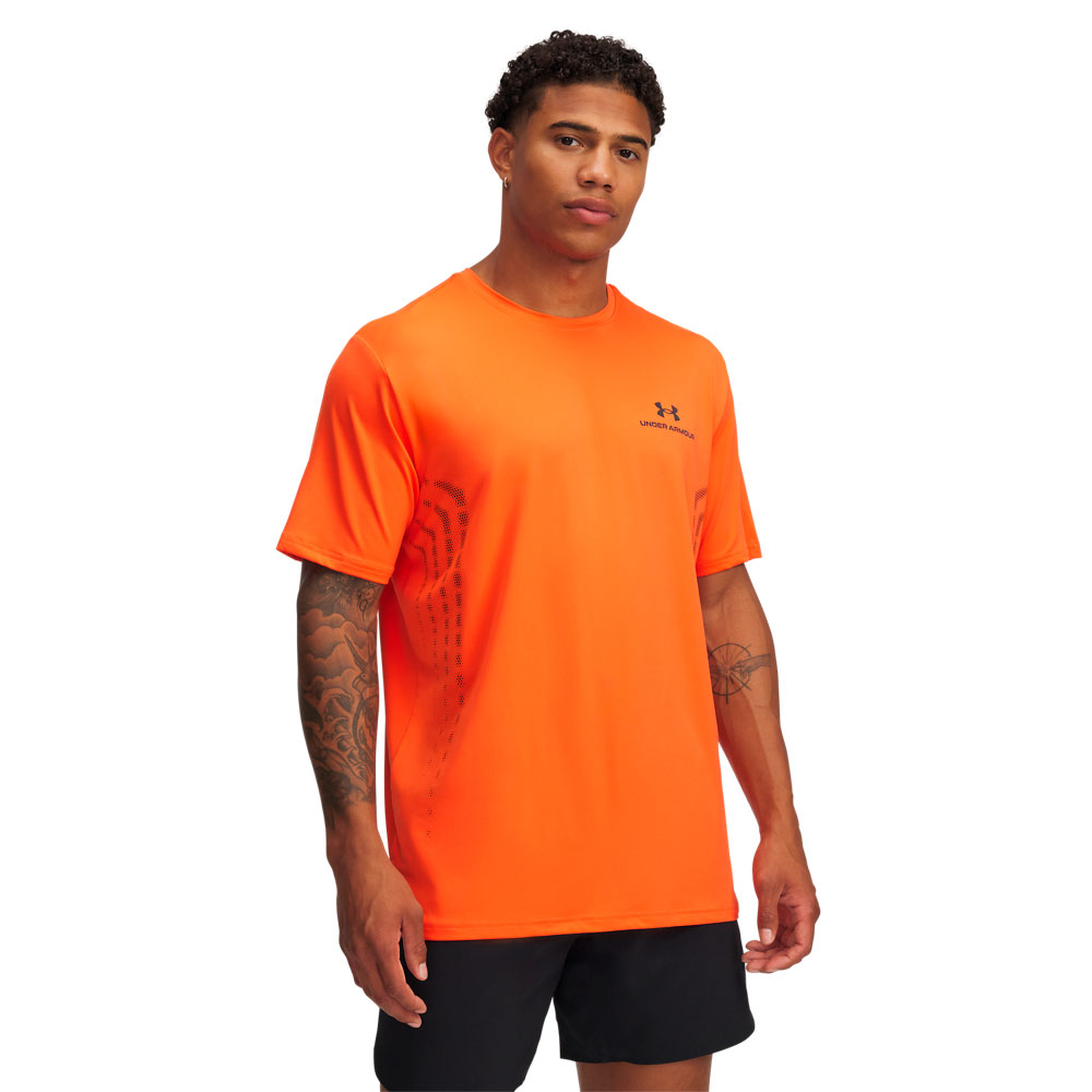 Under Armour Vanish Energy Graphic Short Sleeve T-shirt Orange XL Mann Under Armour Vanish Energy Graphic Short Sleeve T-shirt Orange XL Mann von Under Armour