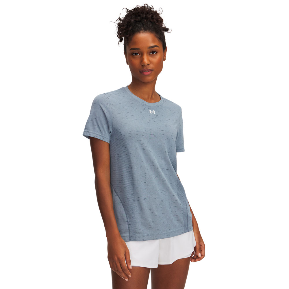 Under Armour Vanish Loose Seamless Short Sleeve T-shirt Blau M Frau Under Armour Vanish Loose Seamless Short Sleeve T-shirt Blau M Frau von Under Armour