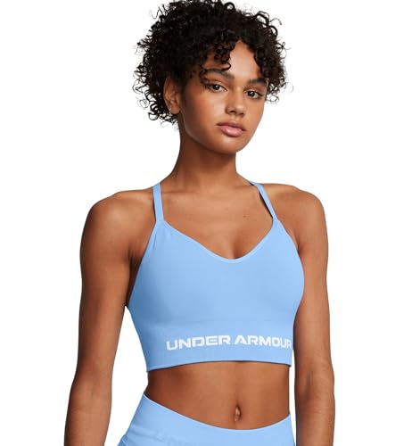 Under Armour Vanish Seamless Low Bra Horizon Blue - S von Under Armour