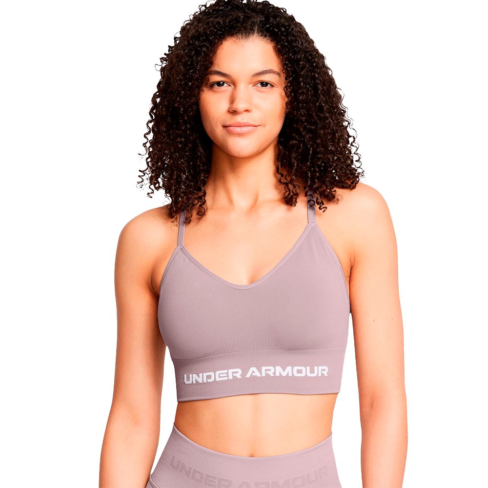 Under Armour Vanish Seamless Low Support Sports Top Grau L Frau von Under Armour