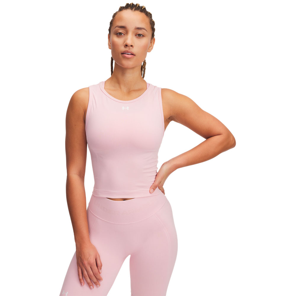 Under Armour Vanish Seamless Sleeveless T-shirt Rosa L Frau Under Armour Vanish Seamless Sleeveless T-shirt Rosa L Frau von Under Armour