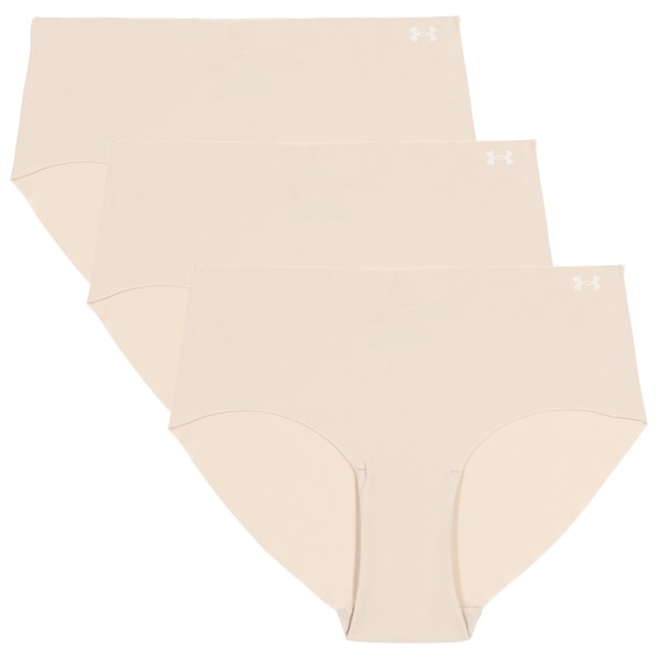 Under Armour - Women's Pure Stretch Solid Hipster Pants 3 Pack - Alltagsunterwäsche Gr S beige Under Armour - Women's Pure Stretch Solid Hipster Pants 3 Pack - Alltagsunterwäsche Gr S beige von Under Armour