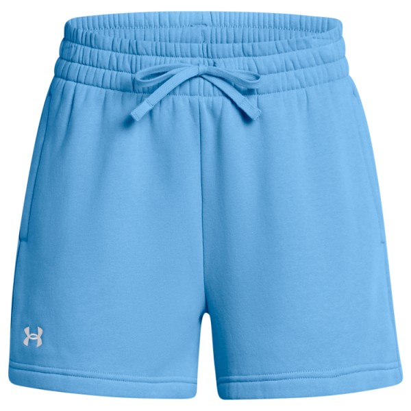 Under Armour - Women's Rival Fleece Short - Trainingshose Gr S - Regular blau von Under Armour