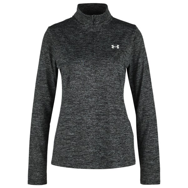 Under Armour - Women's Tech 1/2 Zip Twist - Sweat- & Trainingsjacke Gr S grau/schwarz von Under Armour