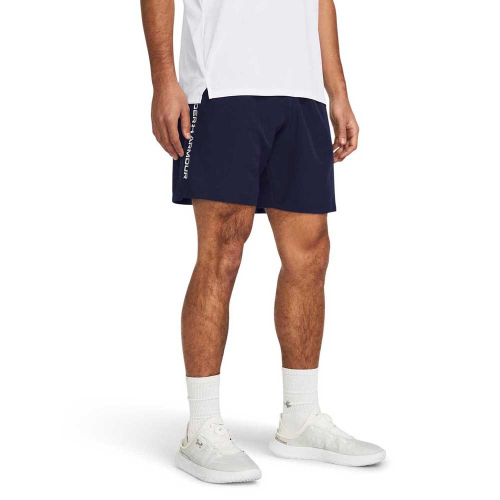Under Armour Woven Wordmark Shorts Blau S / Regular Mann Under Armour Woven Wordmark Shorts Blau S / Regular Mann von Under Armour