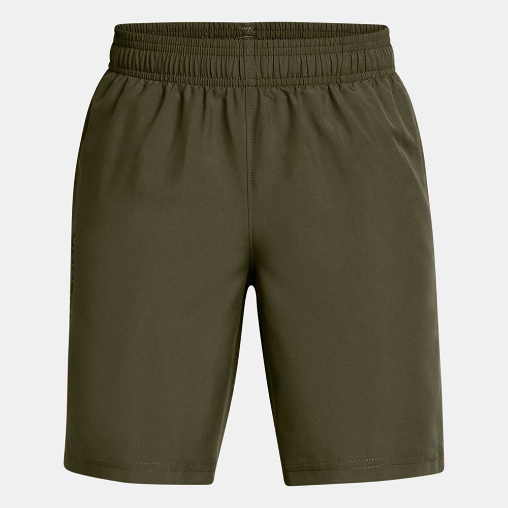 Under Armour Woven Wordmark Shorts Grün 7 Years Junge von Under Armour